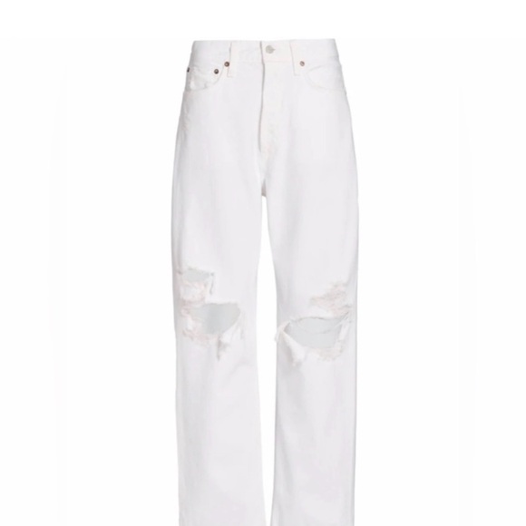 Agolde Denim - NWT Agolde 90s Distressed Straight Jeans
